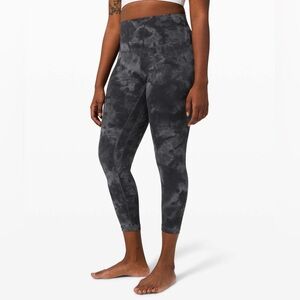 Lululemon Align Pant High-Rise 25" Diamond Dye Grey Graphite Cropped Leggings